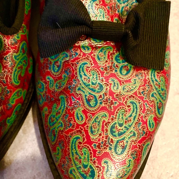 PAISLEY PRINTED LEATHER LOAFER - Picture 2 of 5